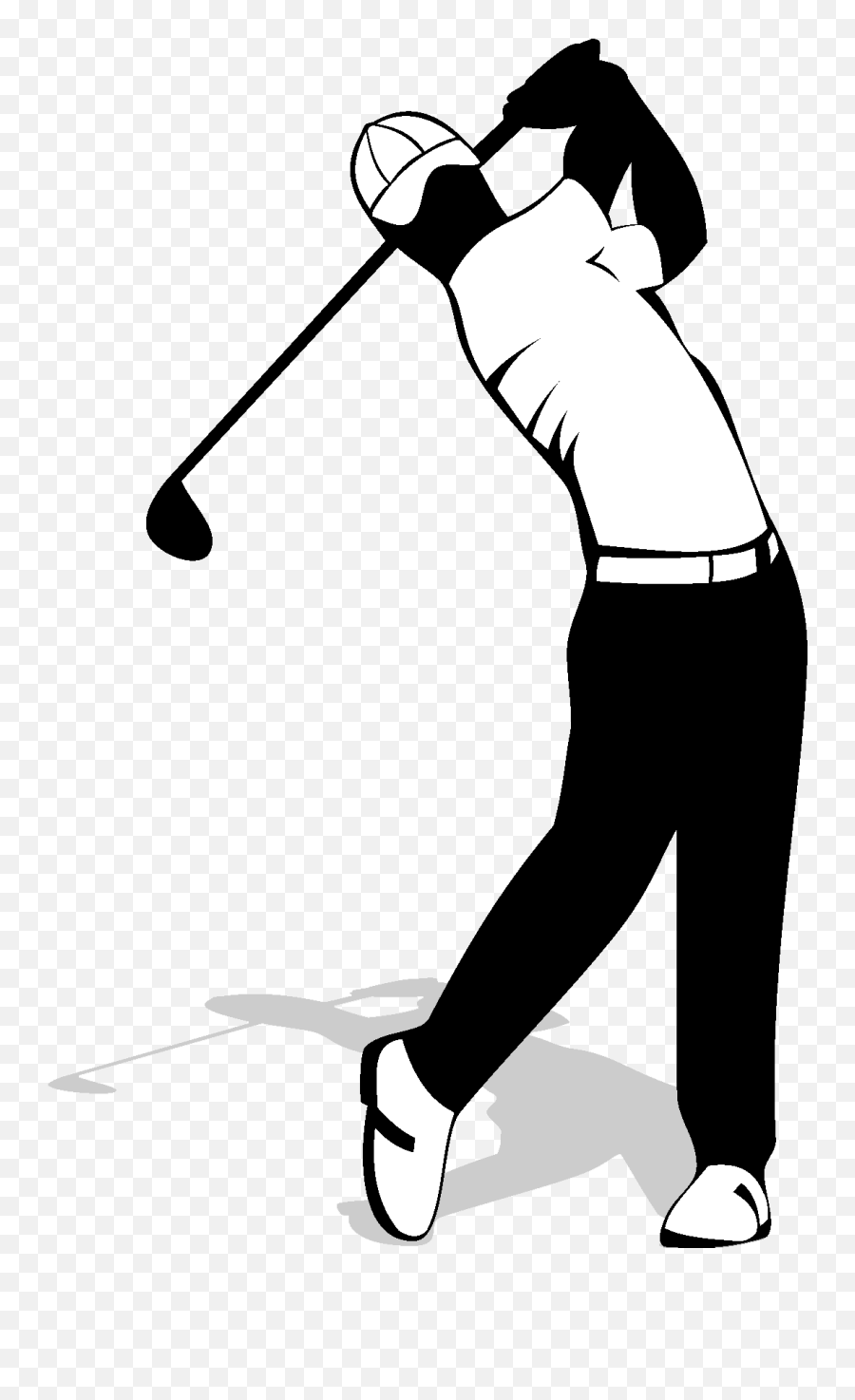 Transparent Golf Silhouette Png - Transparent Golf Clipart,Golfer Transparent