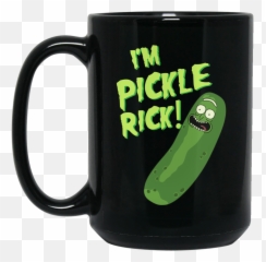Im Pickle Rick Coffee Mugs - Mug Png,Pickle Rick Face Png