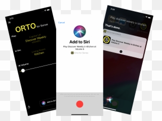 Orto For Sonos - Control with Siri Shortcuts Flyer png
