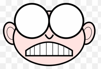 Face Dude Nerd - Clip Art png