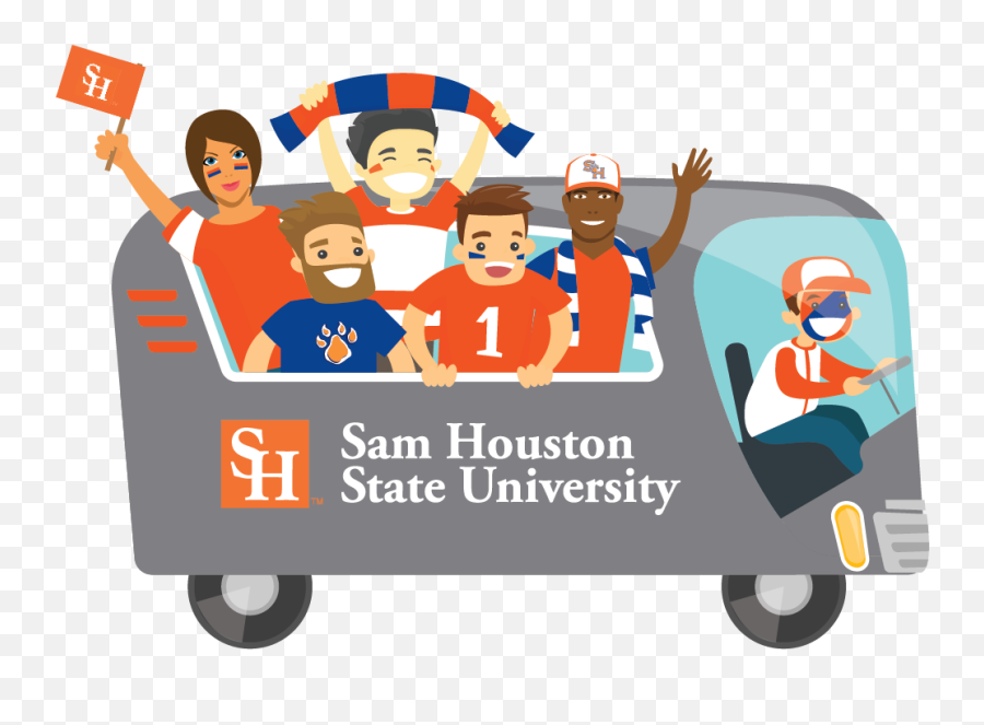 Battle Of The Piney Woods Bus - Sam Houston State University Png,Battle Bus Png