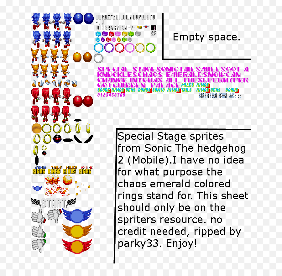 Sonic The Hedgehog 2 - Sonic 2 Special Stage Sonic Sprites Png,Sonic Ring Transparent