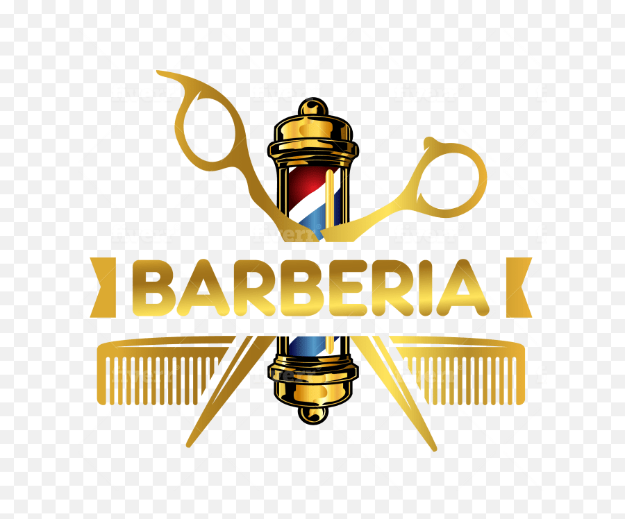 Design An Awesome Barbershop Logo By Mananbashir - Graphic Design Png,Barbershop Logo