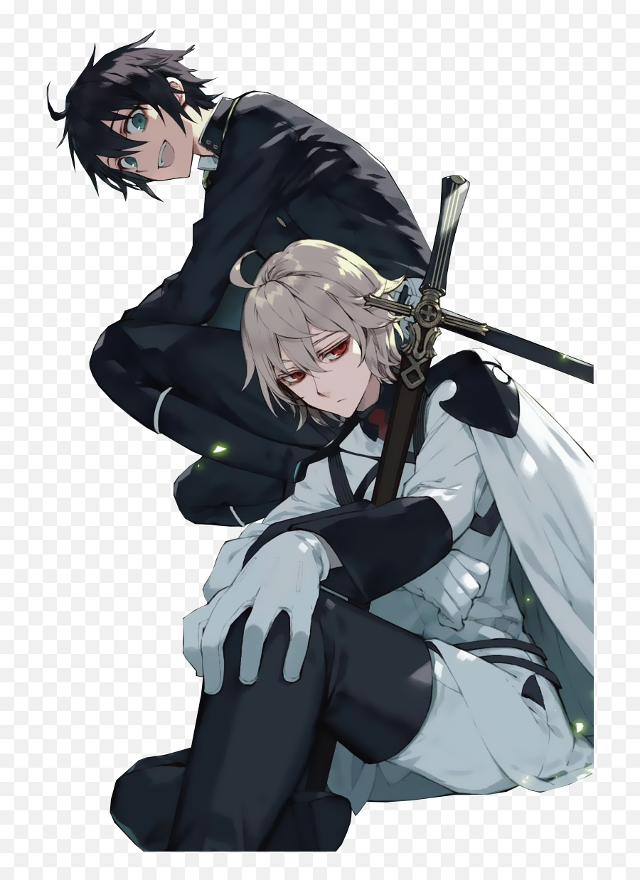 Download Mikaela And Yuichiro Hyakuya Renders Manga Owari No Seraph Render Png The End Png Free Transparent Png Images Pngaaa Com - how to download seraph for roblox