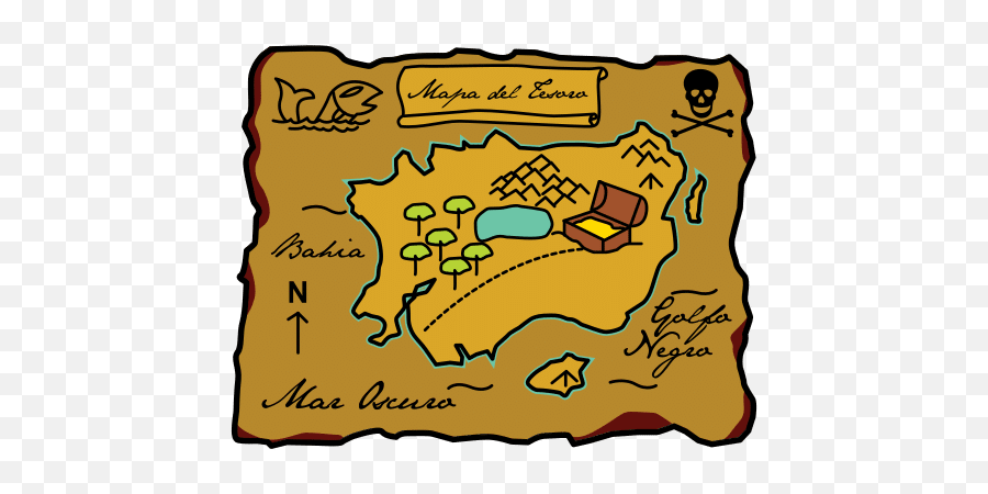 Treasure Map In Arasaac Global Symbols - Clip Art Png,Treasure Map Png