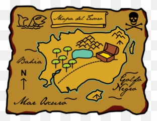 Treasure Map In Arasaac Global Symbols - Clip Art Png,Treasure Map Png