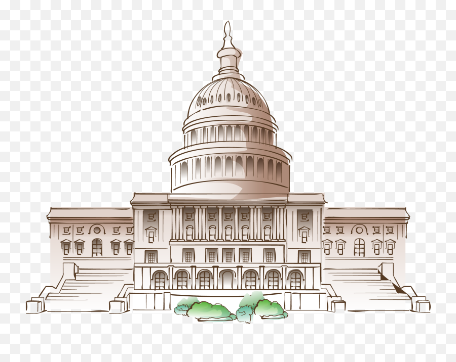 Vector Hand - White House Vector Png,The White House Png