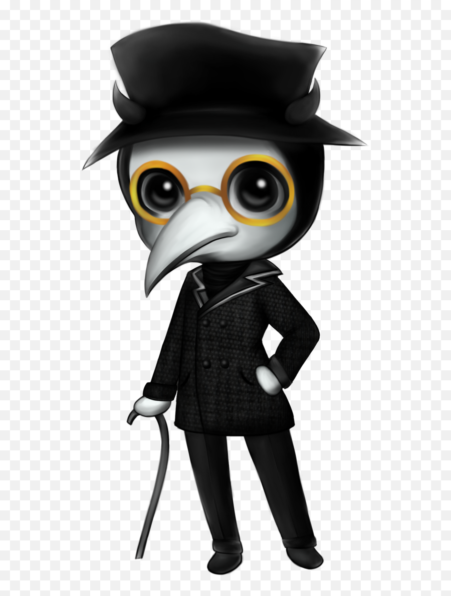 Cute Animated Plague Doctor - Plague Doctor Png,Plague Doctor Png