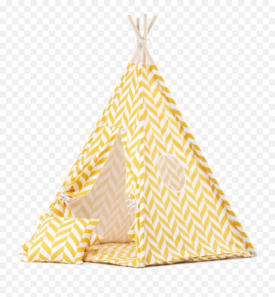 Childrens Playhouse - Wigiwama Teepee Herringbone Mustard Png,Teepee Png