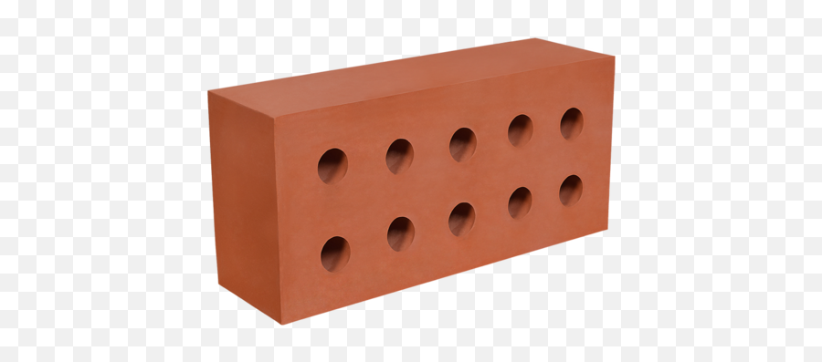 Ten Hole Brick For Side Wall - Ten Hole Brick Full Size Solid Png,Hole In Wall Png