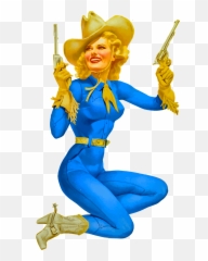 Pin Up Girl Cowgirl - Cowgirl Pin Up Png,Pin Up Girl Png