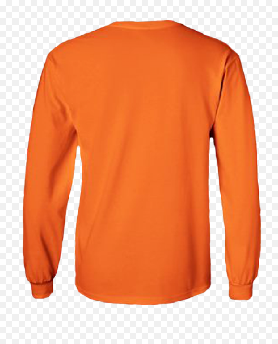 Cotton Long Sleeve T - Long Sleeve Shirt Mens Orange Png,Long Sleeve Shirt Png