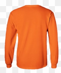 Cotton Long Sleeve T - Long Sleeve Shirt Mens Orange Png,Long Sleeve Shirt Png