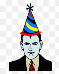 Birthday Hat Clipart Transparent Background - Bram Stoker Png
