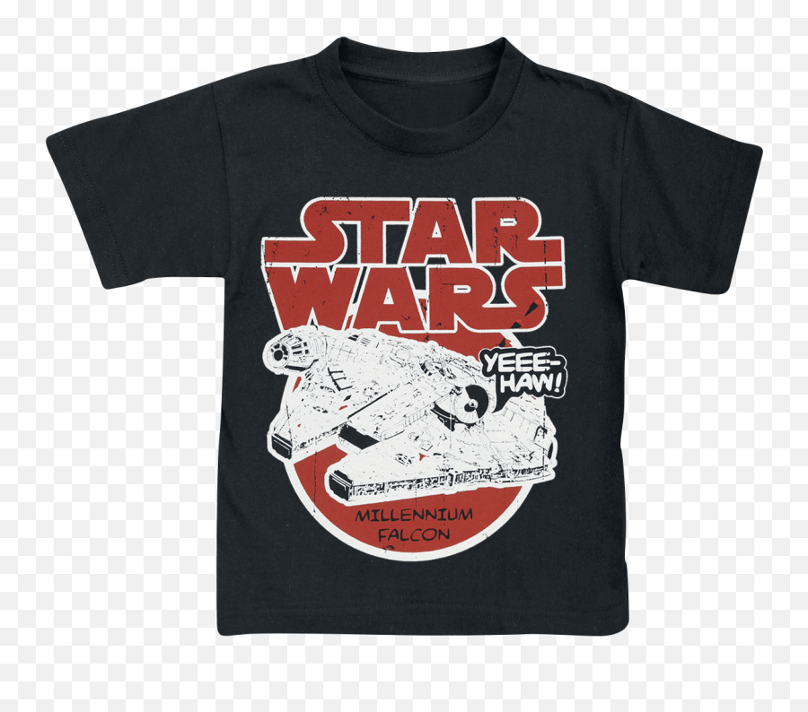 Star Wars - Millennium Falcon Kids Shirt Black At Emp Uk Png,Millennium Falcon Png