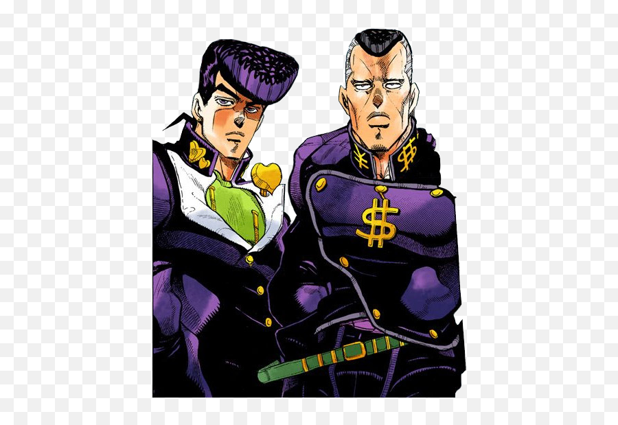 Download Transparent Josuke - Cartoon Full Size Png Image Josuke And Okuyasu Transparent,Josuke Png