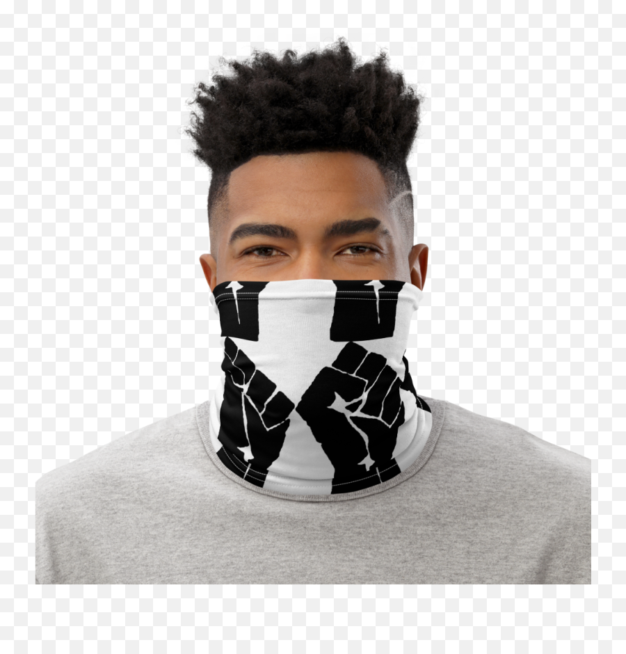 Blm Raised Fist - Neck Gaiter Mask Lrc Tees Face Mask Whole Face Png,Raised Fist Png