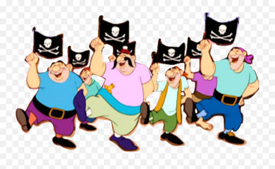 Download Captain Hooks Pirate Crew - Captain Hook Pirates Peter Pan Png,Pirate Hook Png