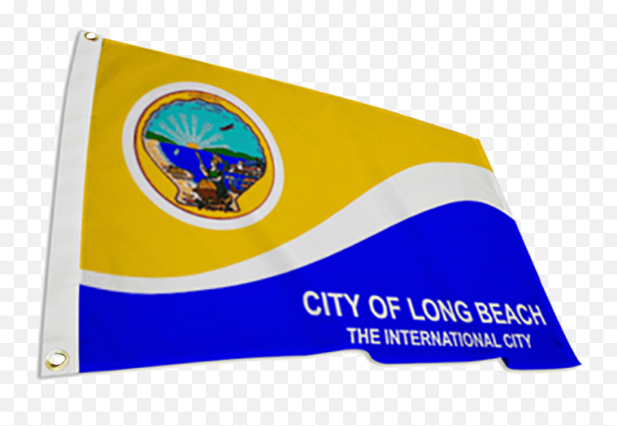 Long Beach Flag - Long Beach City Flag Png,City Of Long Beach Logo