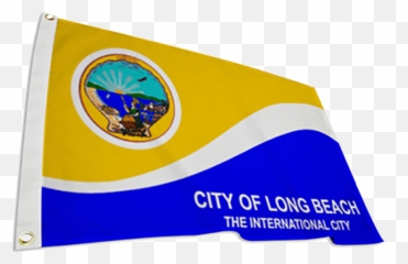 Long Beach Flag - Long Beach City Flag Png,City Of Long Beach Logo
