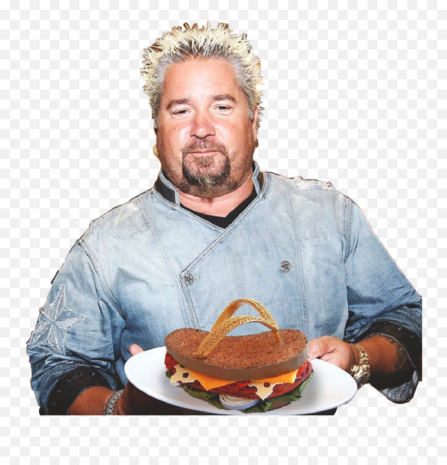 Amazing Masterpiece Guy Sticker By Riley Champion - Hamburger Bun Png,Guy Fieri Transparent