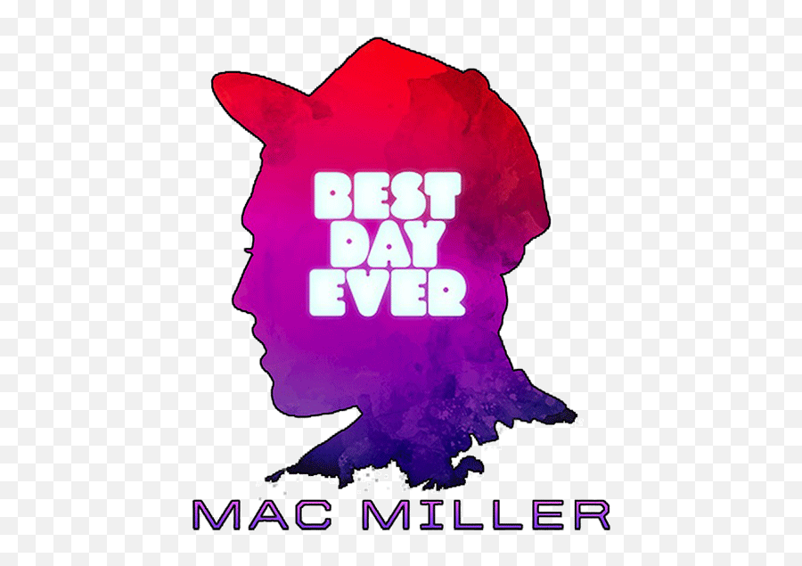 Download Hd Mac Miller Best Day Ever Cover Transparent Png - Mac Miller Stickers,Mac Miller Png