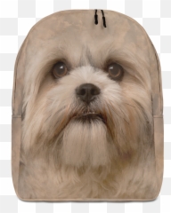 Shih Tzu Dog Minimalist Backpack - Vulnerable Native Breeds Png,Shih Tzu Png