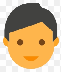 User Male Icon - Man Head Png