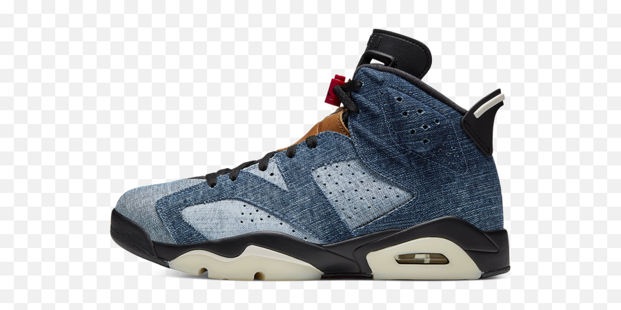 Air Jordan 6 U201cwashed Denimu201d - Air Jordan 6 Jeans Png,Authentic Icon Jeans