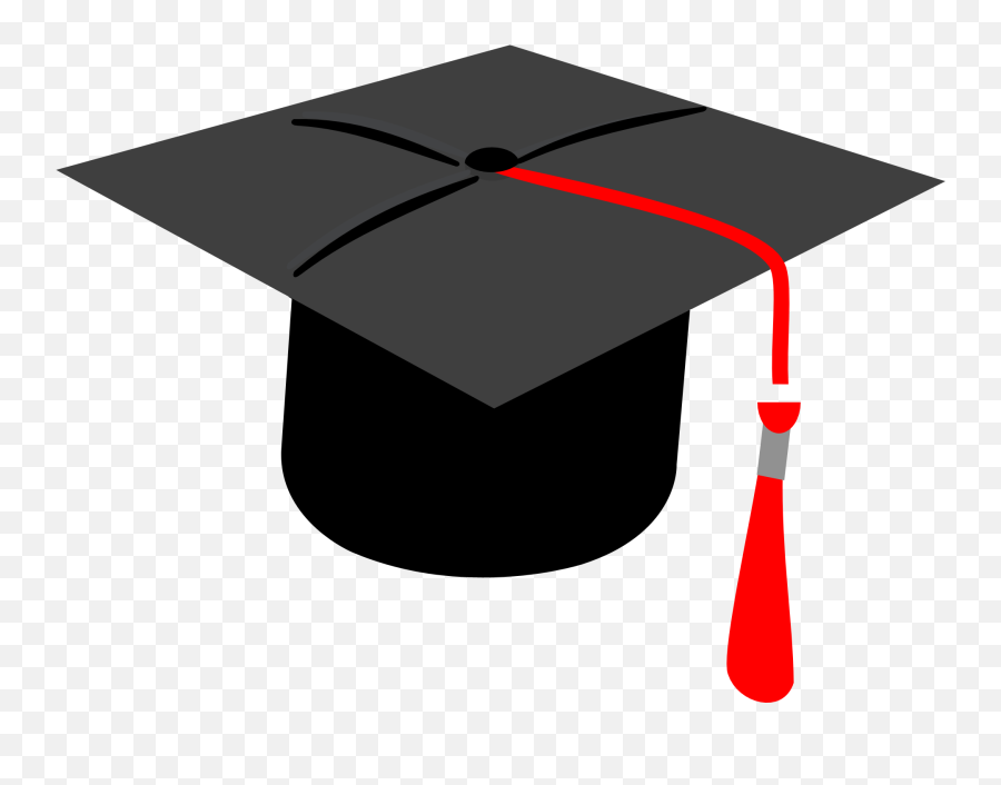 Degree Png Transparent Images Clipart - Graduation Cap Red Tassel,Degree Png
