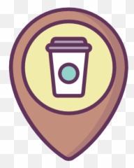 Location Coffee Point Free Icon Of - Logo Png