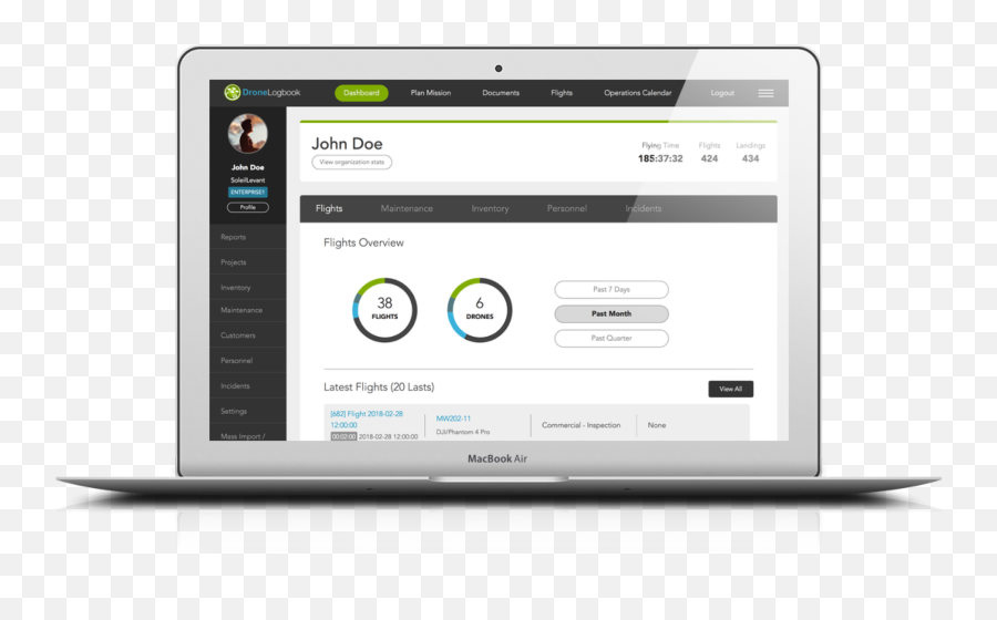 Dronelogbook - Simplifying Drone Operations Inventory Dashboard Drone Png,Pilot Program Icon