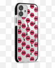 Dailyobjects Lipstick Icon Stride Clear Case Cover For Iphone 11 - Iphone png