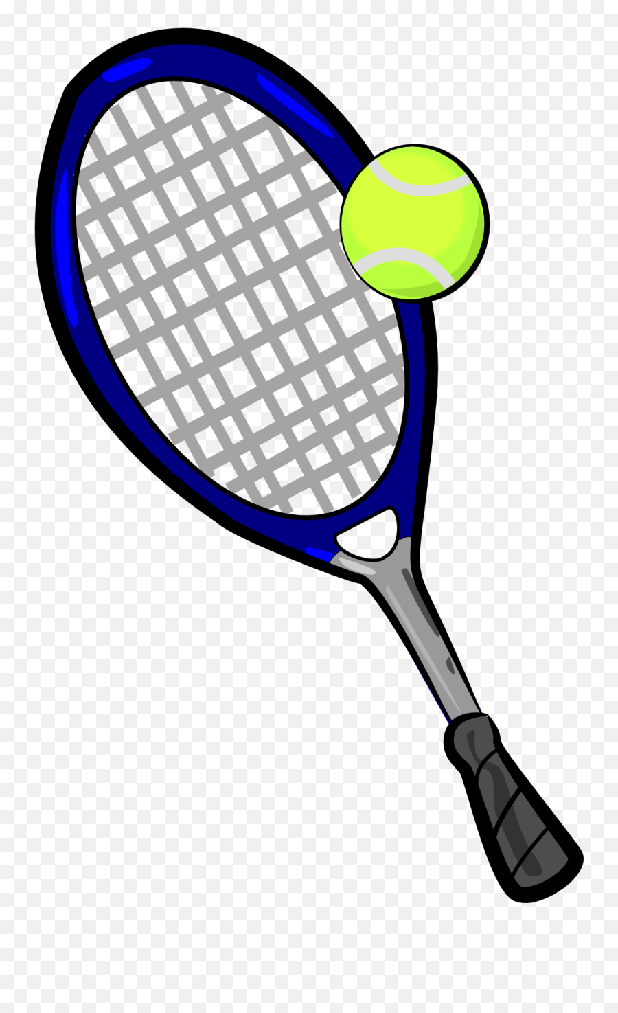 Download Tennis Ball And Racket Png Clipart - Clip Art Tennis Racket,Tennis Ball Png