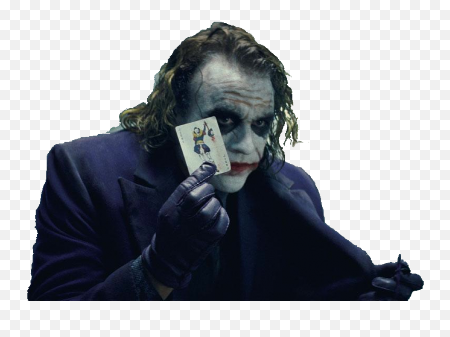 Joker Batman Png Images Transparent - Heath Ledger Joker Png,The Joker Png