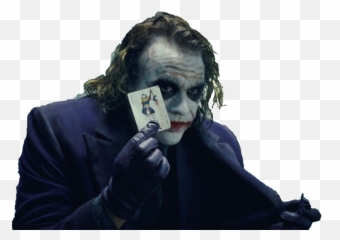 Joker Batman Png Images Transparent - Heath Ledger Joker Png,The Joker Png