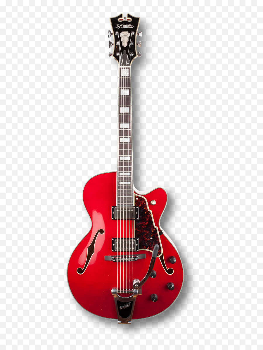 Dangelico Archtop - Bigsby Cherry Daex175ch Us14080902 Red D Angelico Guitars Png,Kiesel Icon Bass Youtube