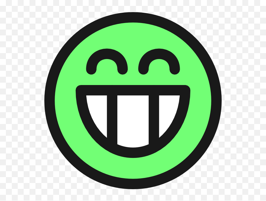 Clip Art Library - Grins Icon Png,Happy Face Logo