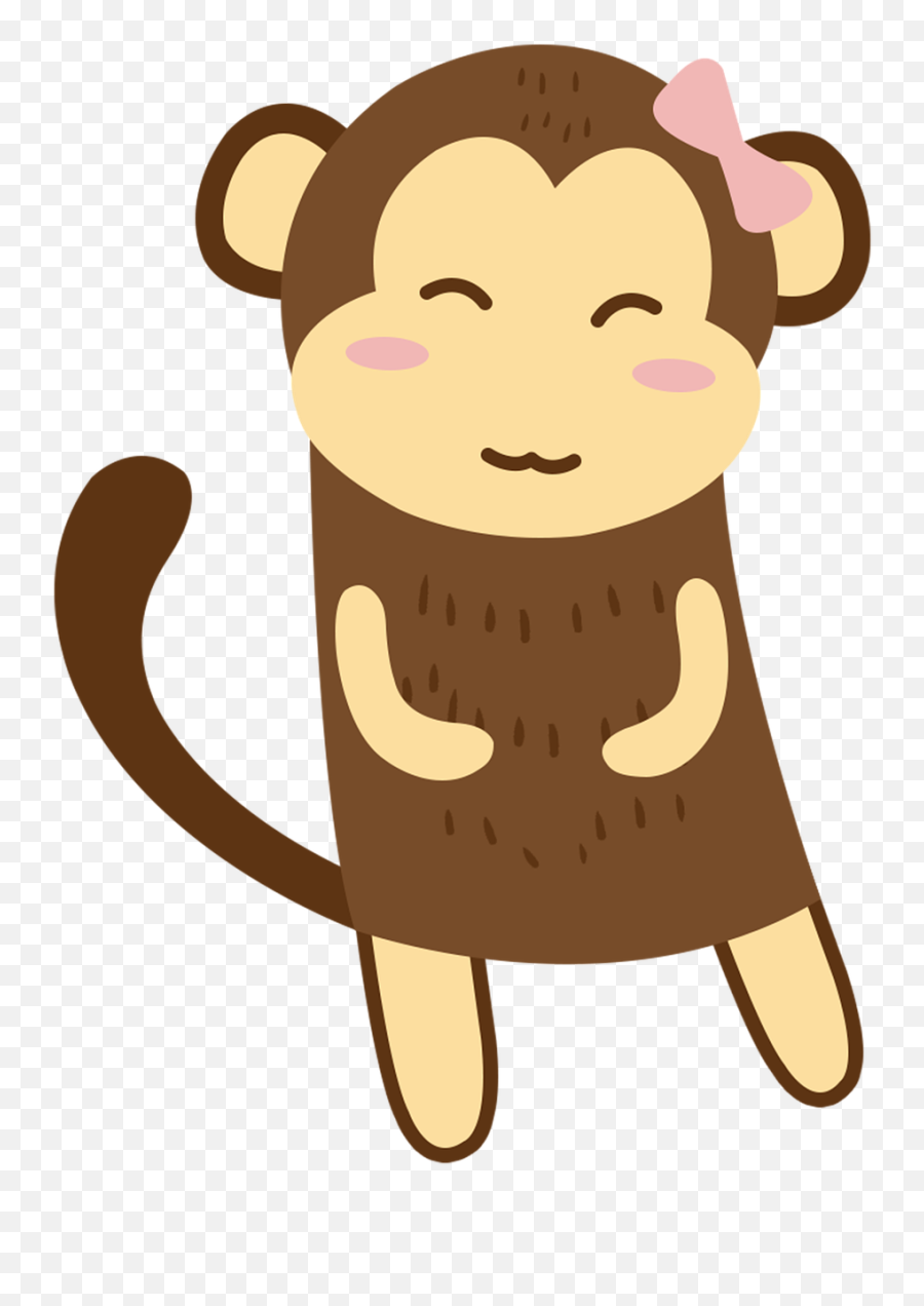Cartoon Monkey Icon - Free Image On Pixabay Gambar Monyet Lucu Kartun Png,Cute Anime Icon