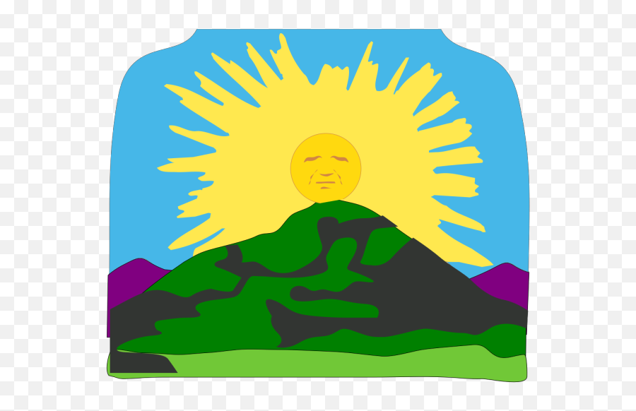 Sun Rays Mountain Png Svg Clip Art For Web - Download Clip Clipart Sun With Mountain,Rising Storm Icon