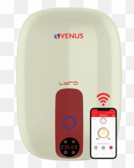 Venus Lyra Nexus 25 Litres Star Storage Water Geyser 2000 Watts 25rw Ivory - Portable png