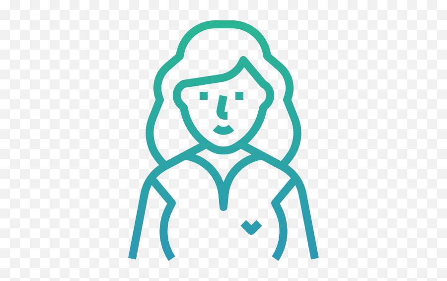 Single Icon Avatar People Person Woman - Hair Design Png,User Avatar Icon
