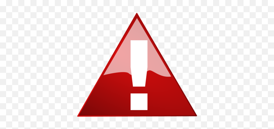 Warning Triangle White Exclamation Mark - Sign Png,Red Triangle Png