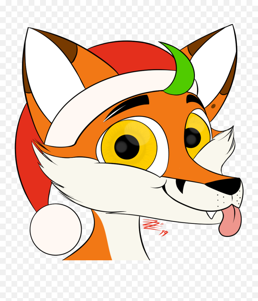Sixfox Christmas Icon By Robobird262 - Fur Affinity Dot Net Fictional Character Png,Kitsune Mask Icon