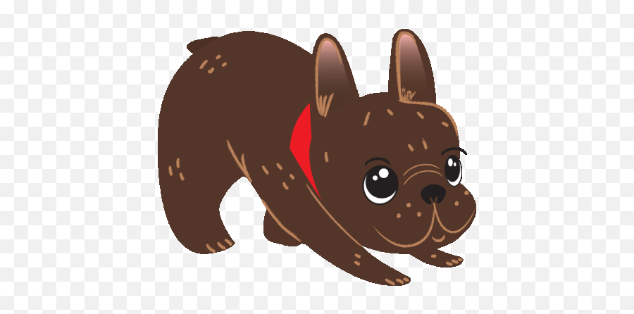 French Bulldog Frances Sticker - French Bulldog Frances Cute Animal Figure Png,Bull Dog Icon