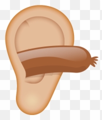 Emoji Result - Sausage In Ear png