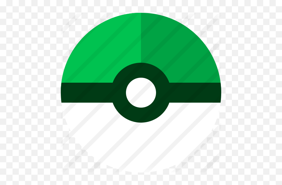 Pokeball - Pokemon Ball Green Png,Pokeball Logo
