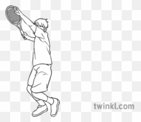 Volley Step Two Overhead Smash Stroke Tennis Technique - Squash Tennis Png,Smash Ball Png