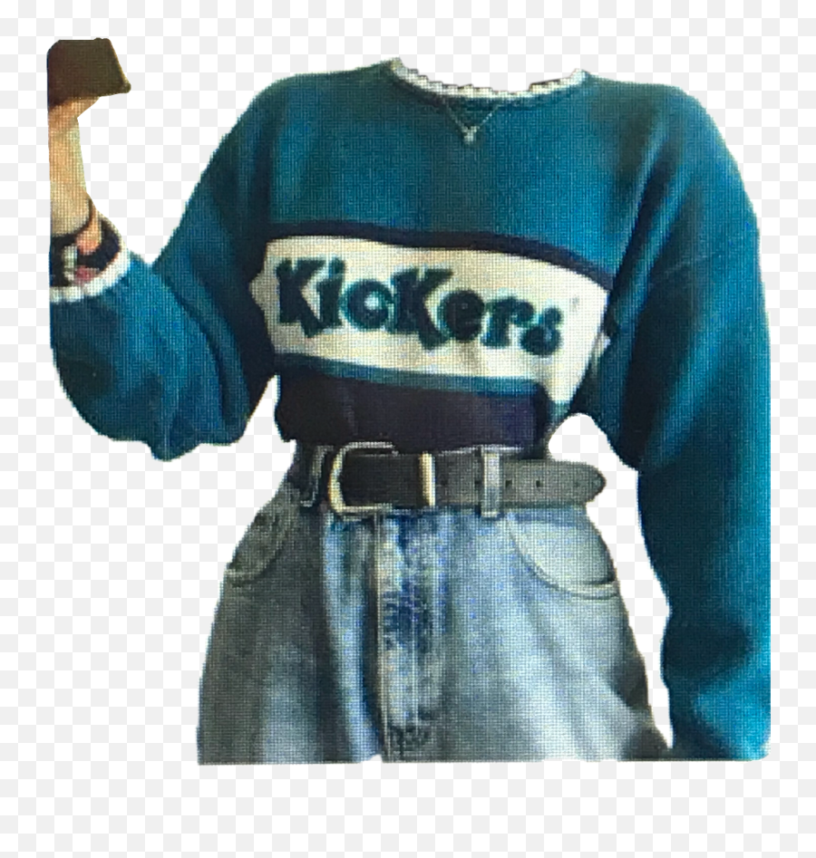 Lets Go An Kick It Tumblr Outfit Cute Cool Blu Retro - Retro Outfits Png,Cute Tumblr Png