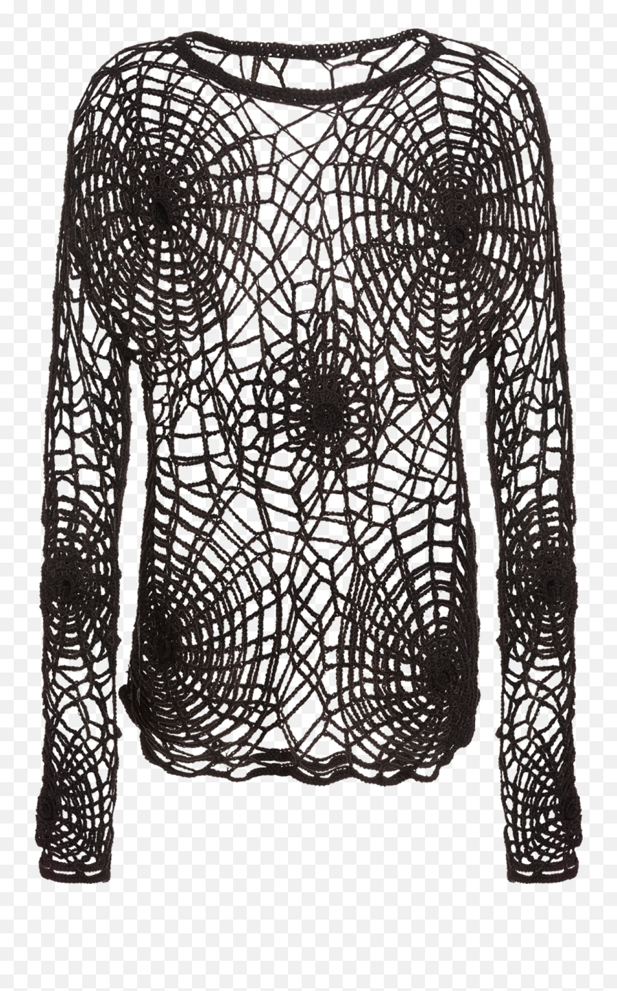 Spider Webs Pullover - Blouse Png,Transparent Spider Web